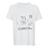 Tricou alb Gloria Bistrița cu schema tactică desenată de jucătoare